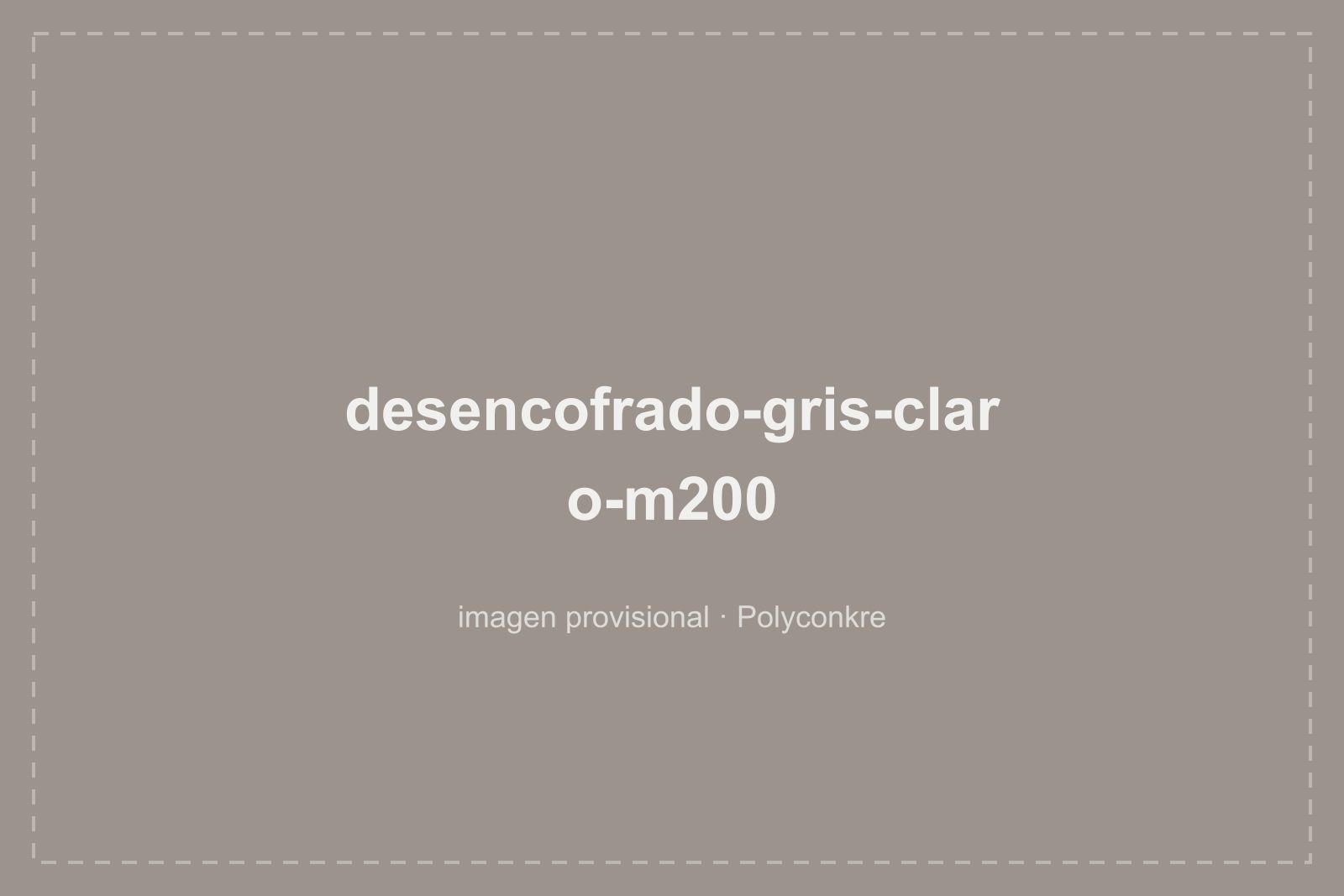 Muestra de microcemento desencofrado en gris claro M200