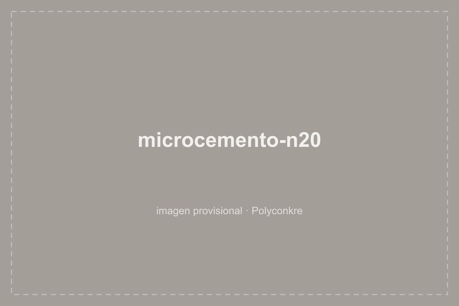 Muestra de microcemento N20 en tono gris neutro