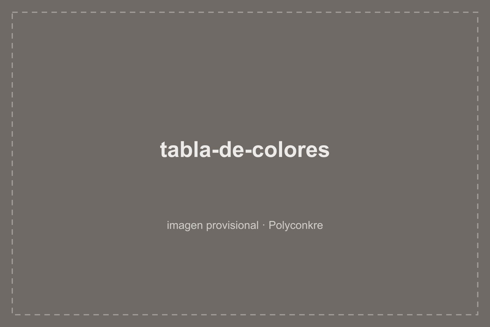 Tabla de colores disponibles para microcemento y estuco