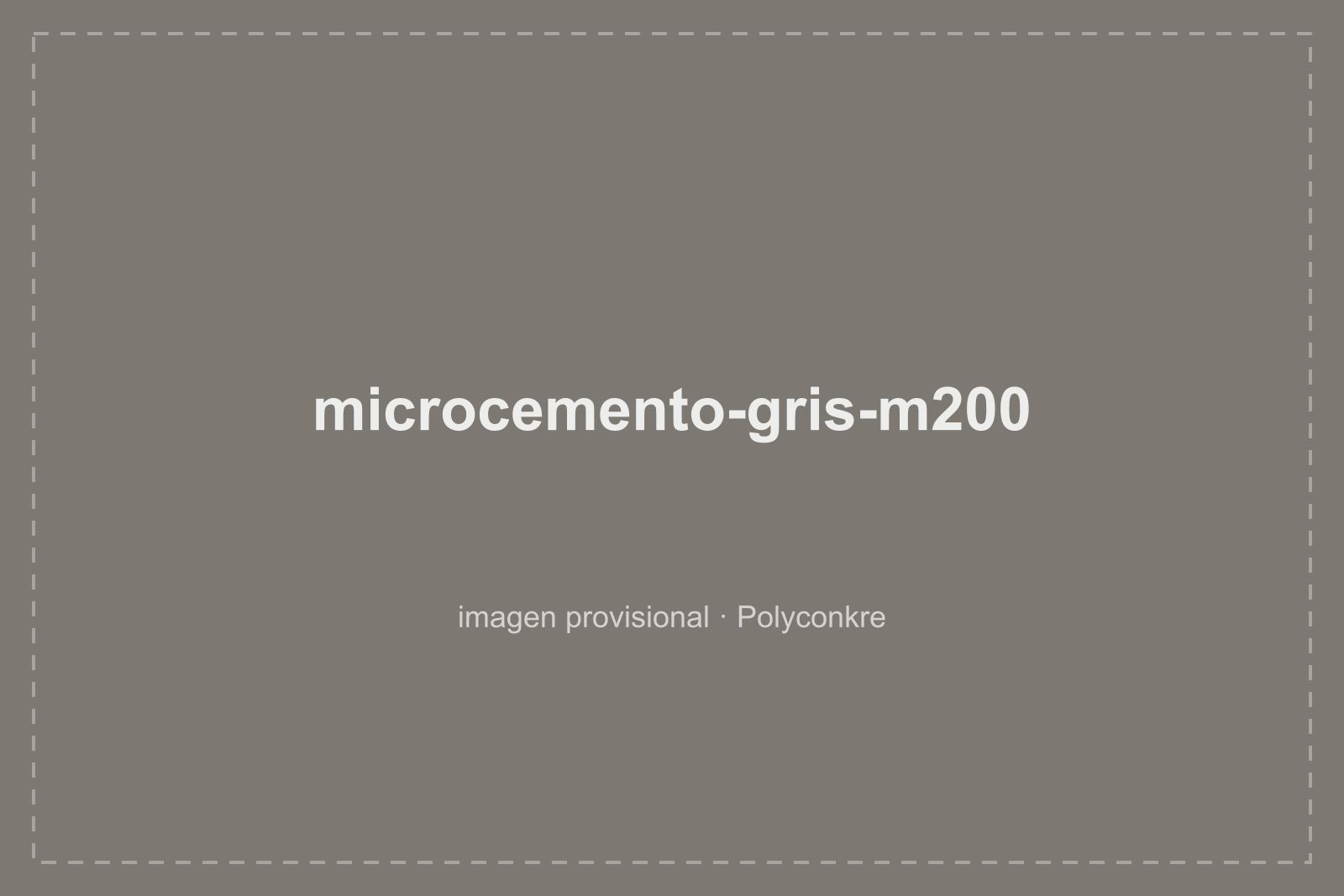 Muestra de microcemento liso en gris M200